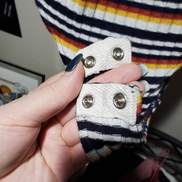 Forever 21 Striped Bodysuit - S/M - Picture 3 of 3